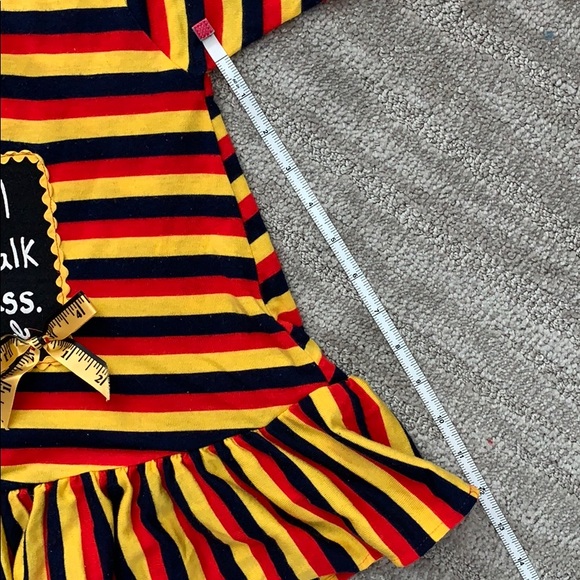 Vintage Girl’s School Two-Piece Striped Outfit - Picture 9 of 16